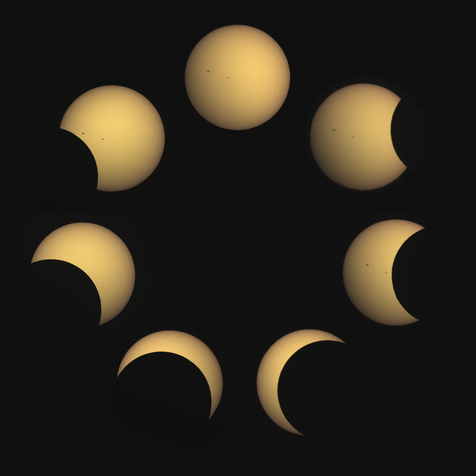 Annular Eclipse composition from Oct 2023.